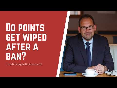 Do points get wiped after a ban?