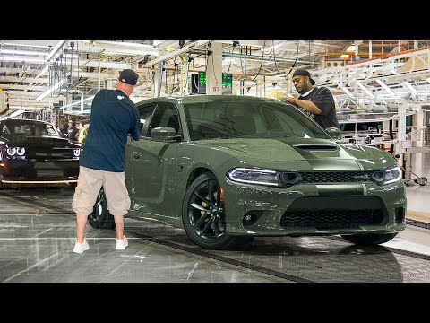 Building the Monstrously Powerful Dodge Charger Inside US Mega Factory