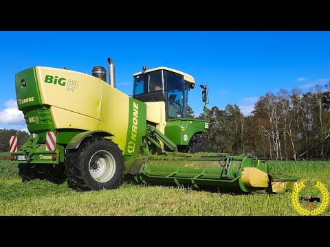 GPS - Mähen 2021 / Krone Big M 420 / Grünroggen / Schwadablage / LU Bender / Futterernte 2021