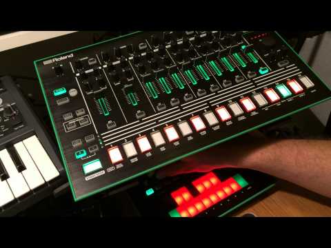 Roland Aira TR8 and TB3 improvisation from scratch
