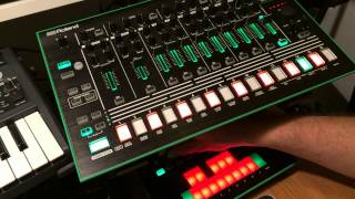 Roland Aira TR8 and TB3 improvisation from scratch