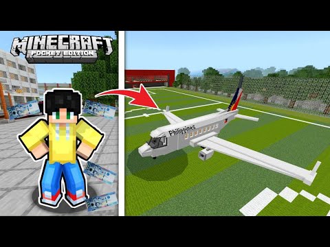 I BOUGHT A LOVELY PLANE in Minecraft PE