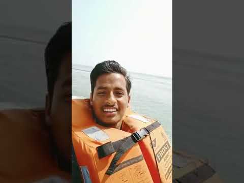 Enjoying ride in sea, Golden beach, Puri, Odisha 😀