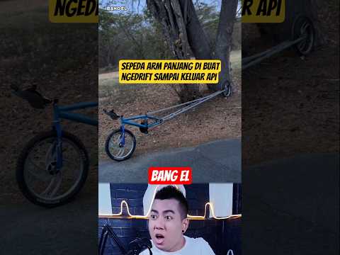 Sepeda panjang dibuat ngedrift sampai keluar api #shorts #reactionvideo #fypvideo #eldanboy