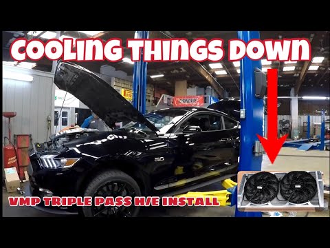 Installion of VMP heat exchanger and injectors on the Roushcharged 17 GT/CS (Getting ready for tune)