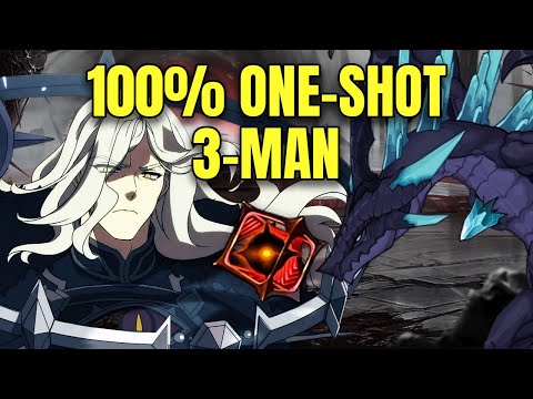 WYVERN 3-MAN 27-SECOND 100% ONE SHOT (OTHERWORLDLY HUNT) - Epic Seven