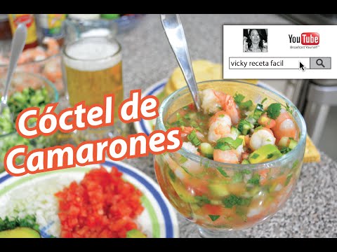 COCTEL DE CAMARONES | Vicky Receta Facil Video