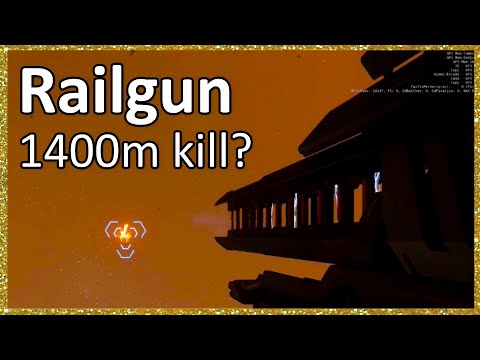 3.9.1 Railgun, 1400m kill possible?
