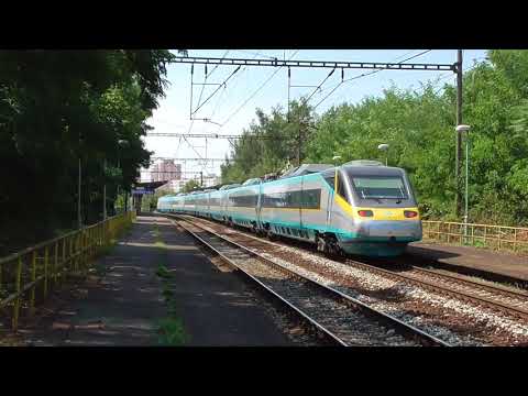 Odklon vlaku SC 512 Pendolino (ČD 680.002) - Chomutov město, 8. 8. 2018
