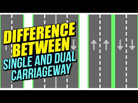 Difference between Single and Dual Carriageway/Driving Lesson UK!