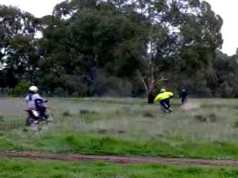 the sound of 2 stroke - 85cc etc.