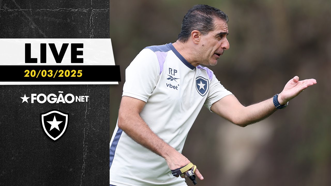 LIVE | Renato Paiva quer Botafogo agressivo e ganha apoio dos atletas; novo investimento no CT