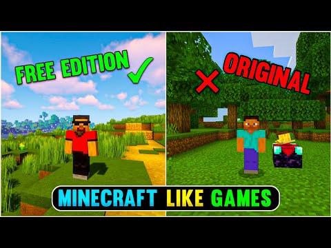 Top 5 Games like minecraft 😂 that actually blow your mind || No Lag || Copy Games of Minecraft