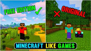 Top 5 Games like minecraft 😂 that actually blow your mind || No Lag || Copy Games of Minecraft