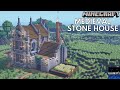 Minecraft Tutorial How To Build A Medieval Stone House 2