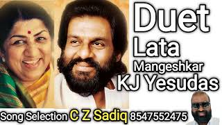 Download lagu KJ Yesudas & Lata | Song Selection | C Z Sadiq | 8547552475 mp3