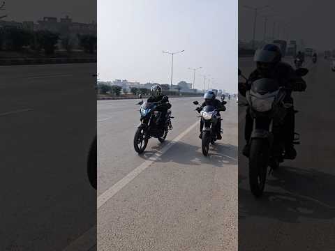 Honda SP 125 Vs CB Shine 125 Drag Race #youtubeshortsvideo #ytshortsviral #hondasp125 #shortsviral
