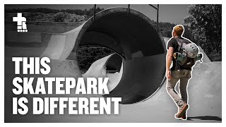 A skatepark with 3 full pipes! | Myrtle Creek, Oregon Skatepark | Aggressive Inline Skating