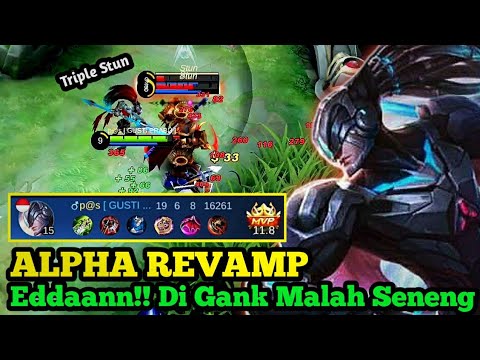 Alpha Revamp !!! Mode Preman Langsung Aktif - Build Alpha Terbaru - Alpha Offlaner - Mobile Legends