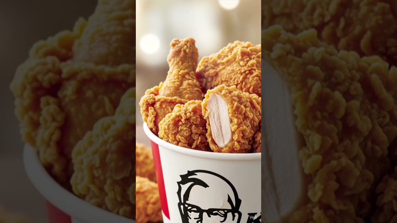 KFC NEW 🤤 | AI VIDEO|. #aishorts #kfcchickenrecipe #aivideo #kfcchicken  |