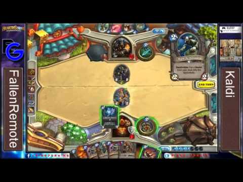 E1337 Gaming Hearthstone Open - Kaldi (Warrior) v. FallenRemote (Hunter) Round 7/Game 5 (Finals)