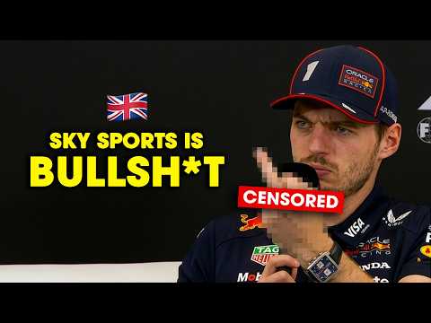 Max Verstappen Destroying the British Press but He Gets Increasingly Angry