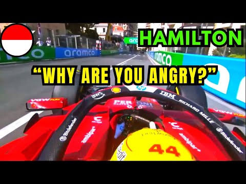 What You Didn't See: Hamilton's Akward Radio With His Engineer | Monaco F1 2025
