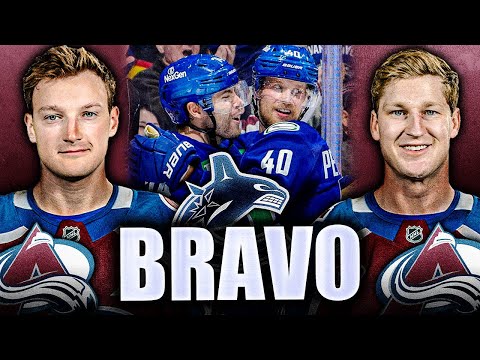 BRAVO, VANCOUVER: CANUCKS FALL TO NATHAN MACKINNON & THE AVALANCHE + DREW O'CONNOR IS A MONSTER