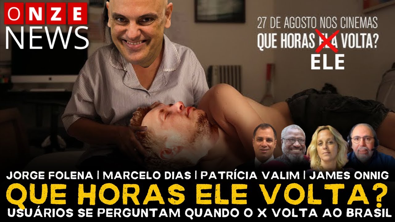 Onze News | Que horas ele volta? Usuários perguntam quando o X vai voltar