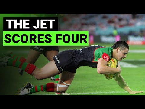 James Roberts scores four tries in a Preliminary Final for the South Sydney Rabbitohs!