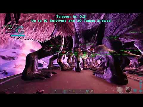 Ark Survival Fjordur- Solo Alpha Megapithecus- Easy win.