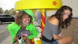 Adventures of GloZell & Colleen ... Merry Go Round too Fast! ... ep 4