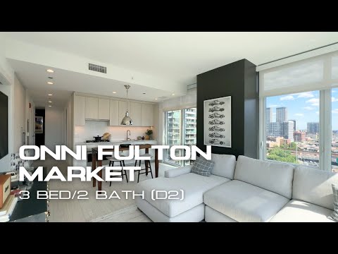 Onni Fulton Market | 3 Bed/2 Bath (D2) - Chicago Luxury Apartments for Rent in West Loop