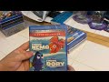 Finding Nemo Finding Dory 2 Movie Collection Blu Ray Unboxing