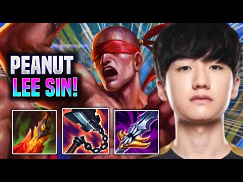 PEANUT IS SO GOOD WITH LEE SIN! - GEN Peanut Plays Lee Sin Jungle vs Nidalee! | Season 2022