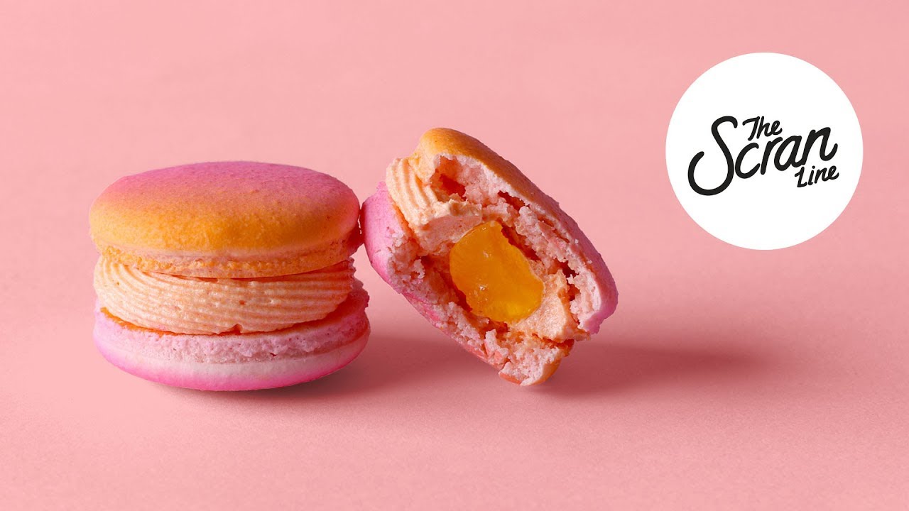 PEACH MACARONS - The Scran Line