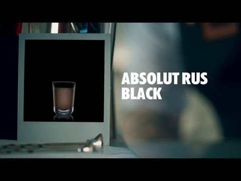 ABSOLUT RUS BLACK DRINK RECIPE - HOW TO MIX
