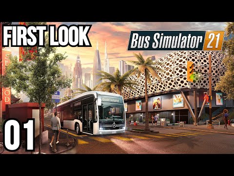 Let's Play | BUS SIMULATOR 21 | First Look Video | PART 1 | Xbox Series X Console Gameplay