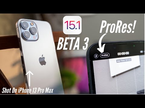 iOS 15.1 Beta 3 Released! ProRes and Macro Shooting!