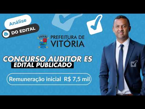 Analysis of the Public Notice: Auditor of Urban Activities, Vitória, ES: notice published. HOW TO...