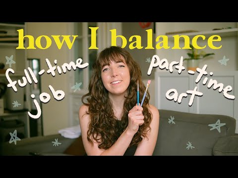 7 tips for creating art while working full time! 🎨