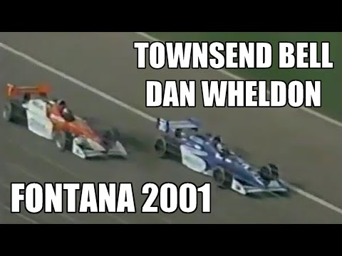 Townsend Bell and Dan Wheldon Photo Finish - Indy Lights California 2001