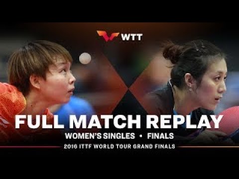 FULL MATCH | ZHU Yuling (CHN) vs HAN Ying (GER) | WS F | 2016 Grand Finals