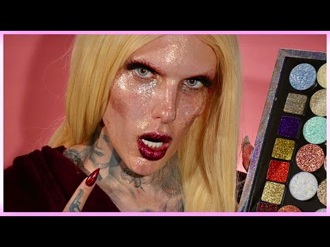 フルフェイスオンリーグリッターチャレンジ｜ジェフリー・スター (FULL FACE USING ONLY GLITTER Challenge | Jeffree Star)