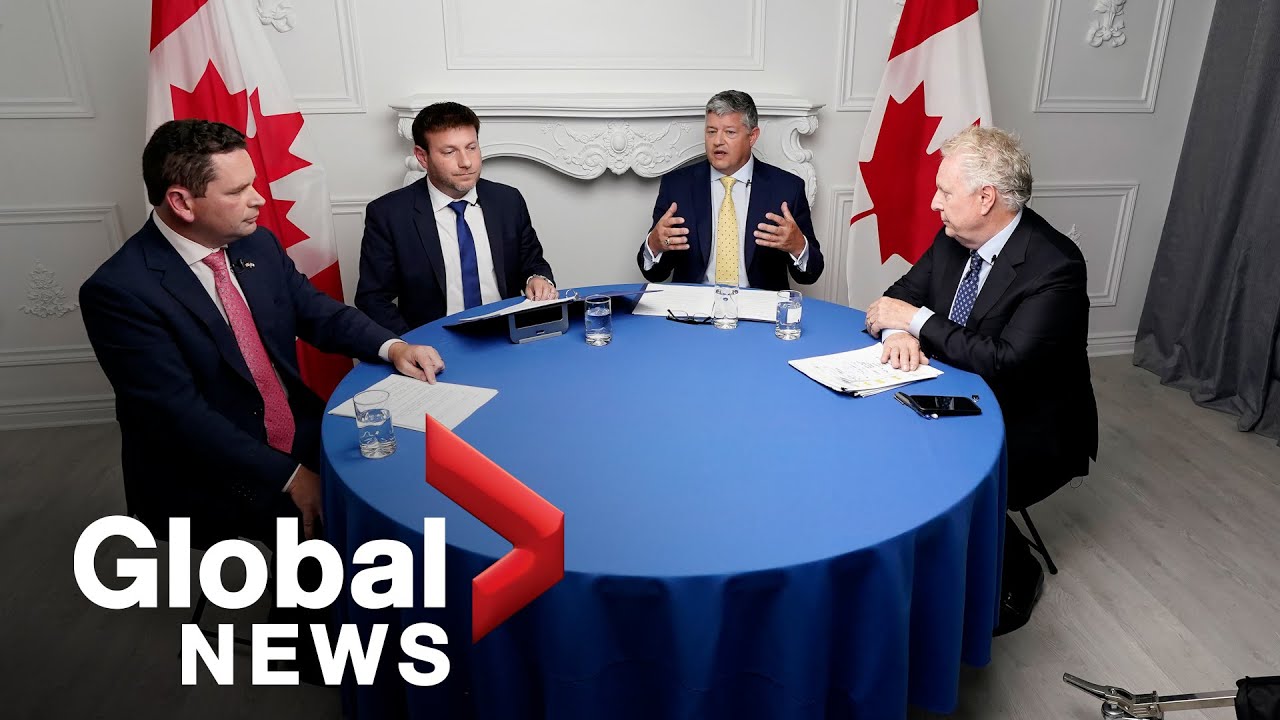 Conservative Party leadership debate: Charest, Baber, Aitchison face off | FULL