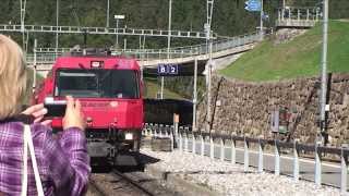 preview picture of video 'Onboard the Glacier Express from Tiefencastel to St. Moritz, Switzerland'