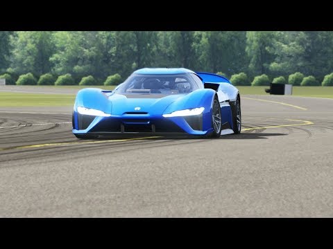 NIO EP9 Electric Hypercar at Top Gear