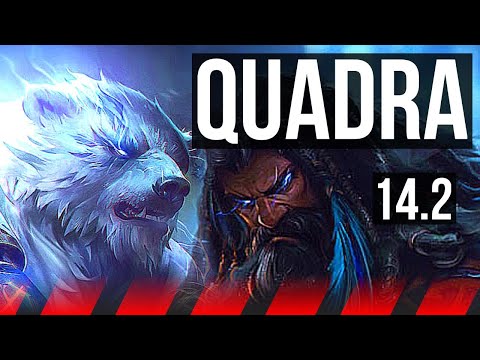 VOLIBEAR vs UDYR (TOP) | Quadra, 12/3/6, Godlike | NA Grandmaster | 14.2