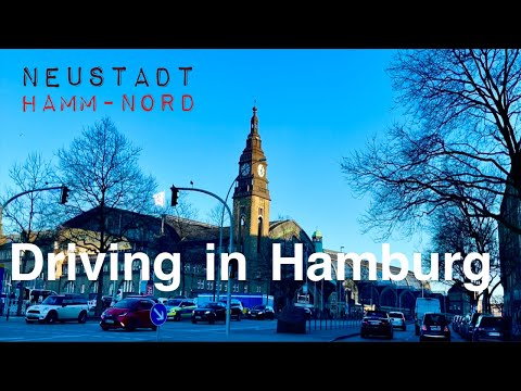 Driving in Hamburg *[Neustadt ➡️ Hamm-Nord]*