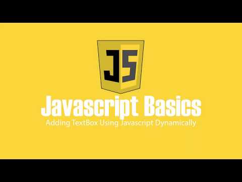 Dynamically Add Textbox Using Javascript
